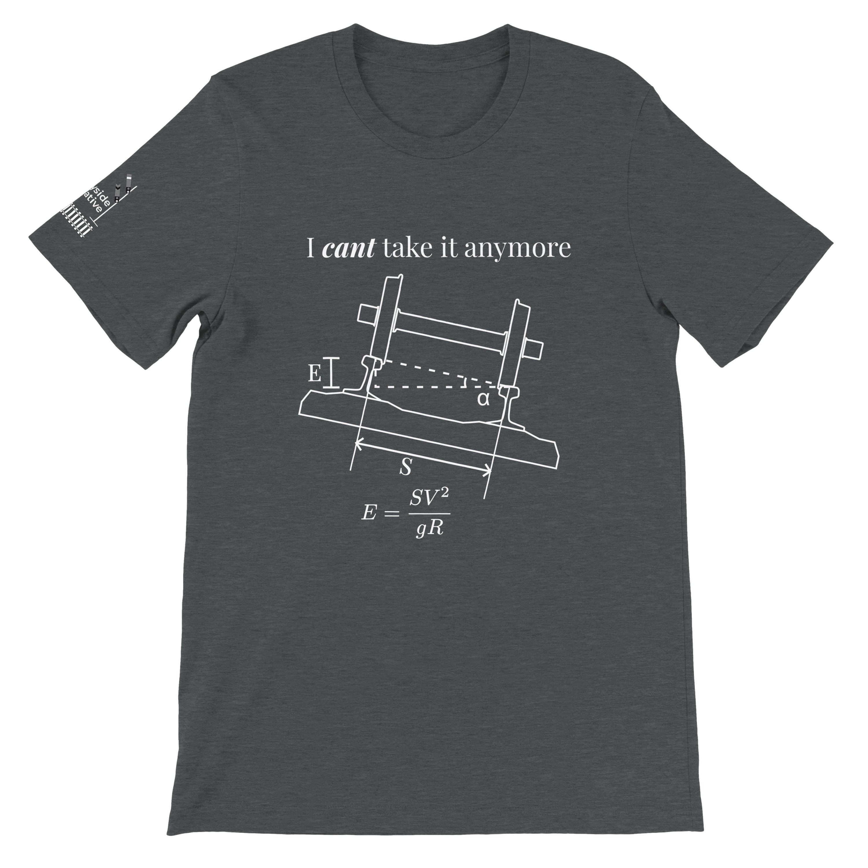 I cant take it anymore, joke about cant in track geometry